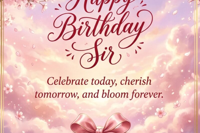 170+ Respectful Birthday Wishes for Sir (Heart Touching & Professional Messages in English 2026)