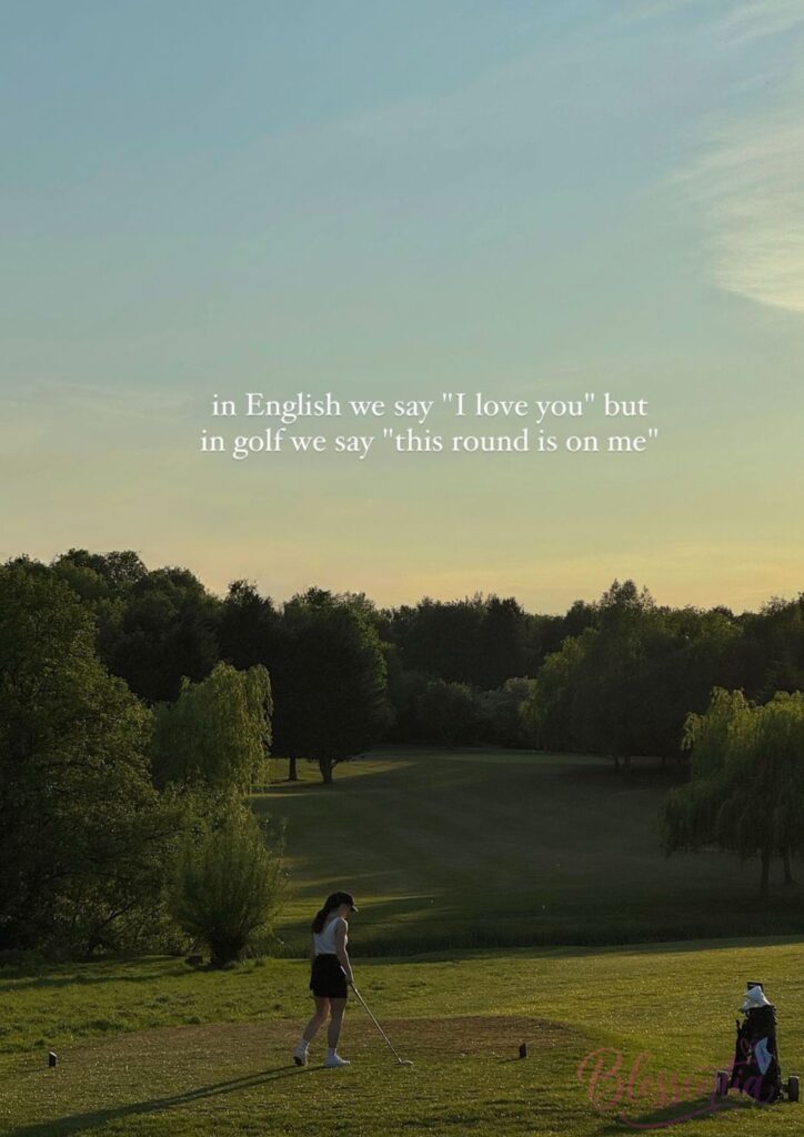 romantic-golf-captions