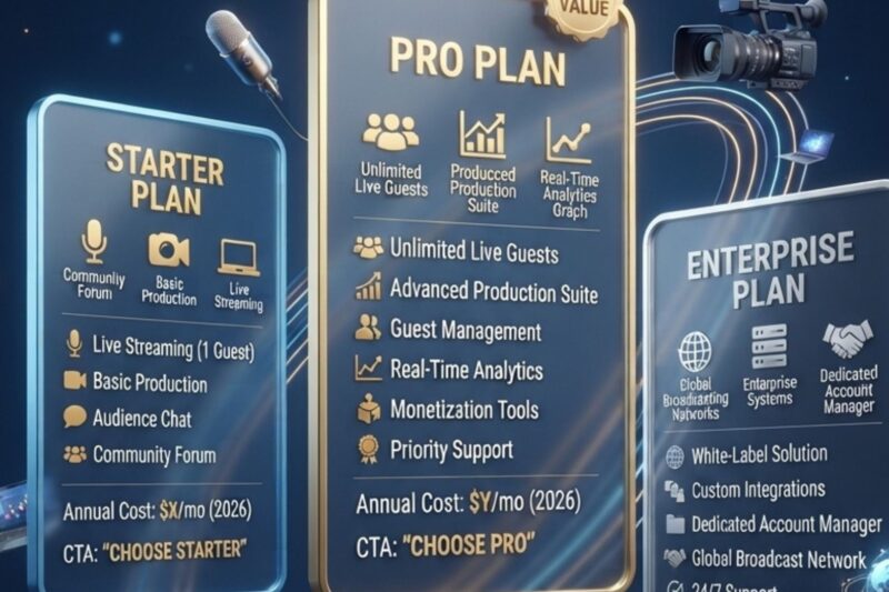 BacktoFrontShow Pricing: Plans, Costs & What You Get in 2026